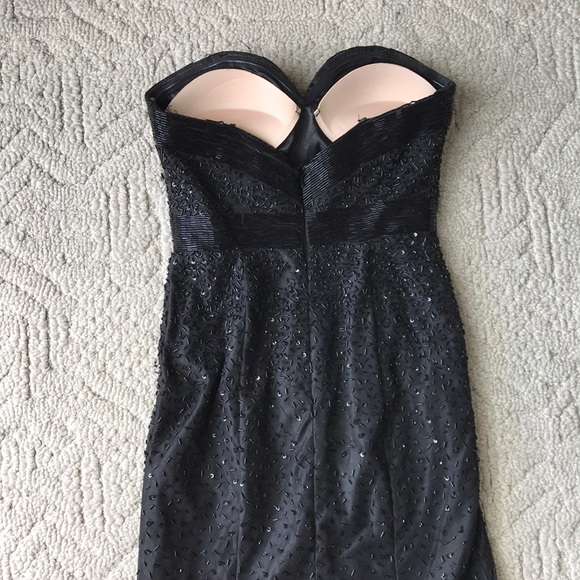 Black beaded Evening gown - Picture 4 of 6